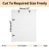 No Drill Blinds Stick On Curtains Blinds for Bedroom Kitchen Bathroom Windows Light Filtering Privacy Protection with Clips