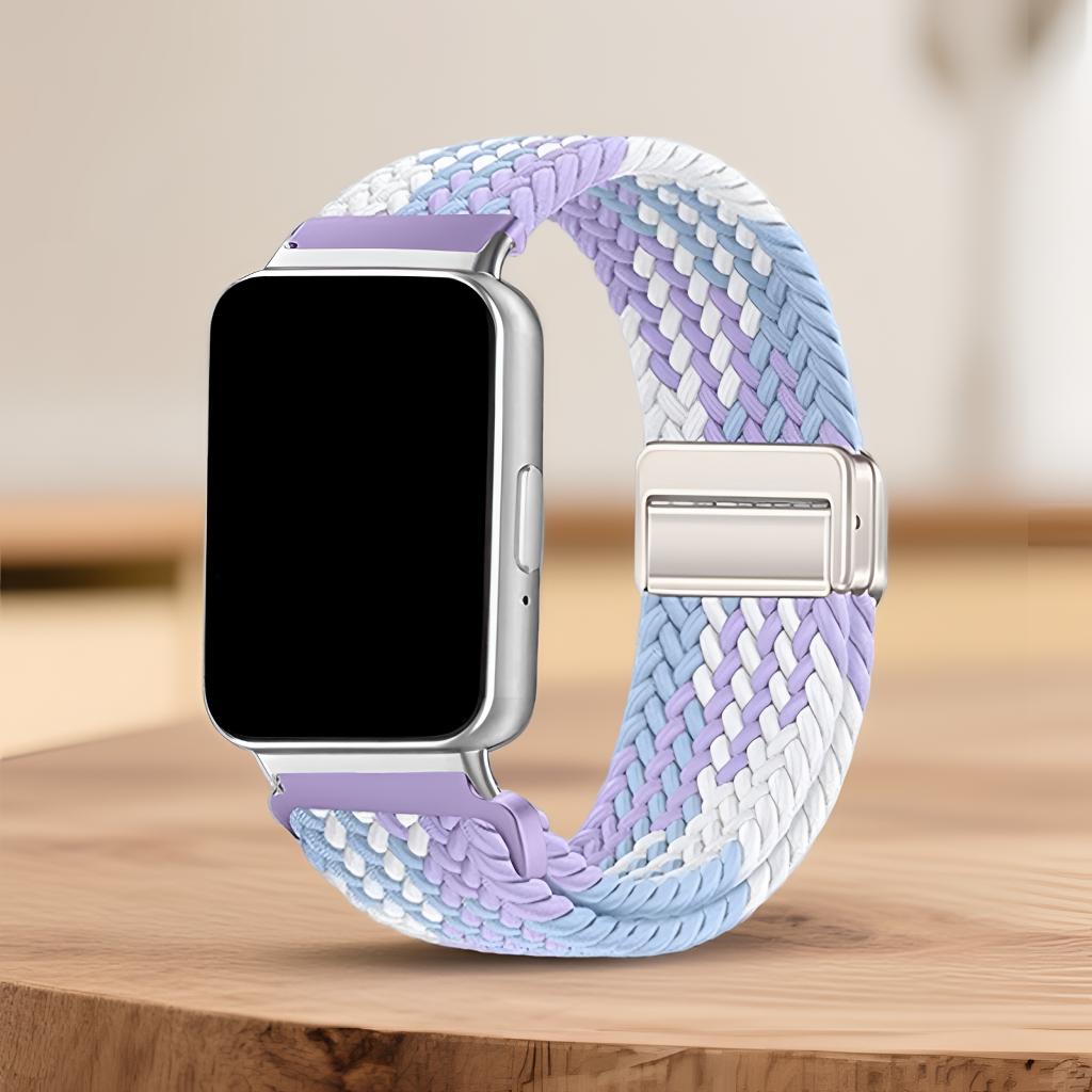 Für Samsung Galaxy Fit 3 Verstellbares Mode Magnetisches Sport Geflochtenes Ersatz-Uhrenarmband Smart Zubehör