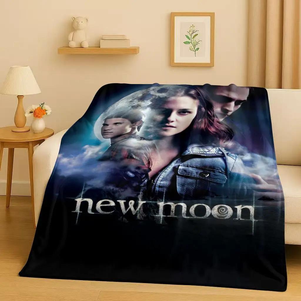 Nuova Coperta di Flanella Saga di Twilight Bella Edward Vampiro, Coperta Morbida Calda in Peluche per Casa Camera da Letto Letto Divano Copertura Campeggio