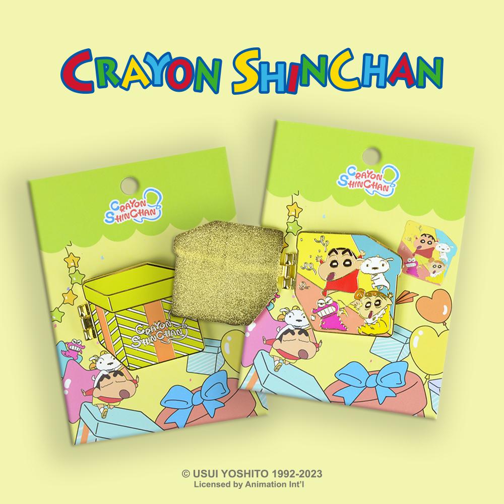 Iknowk Crayon Shin-Chan Gift Hinge Badge