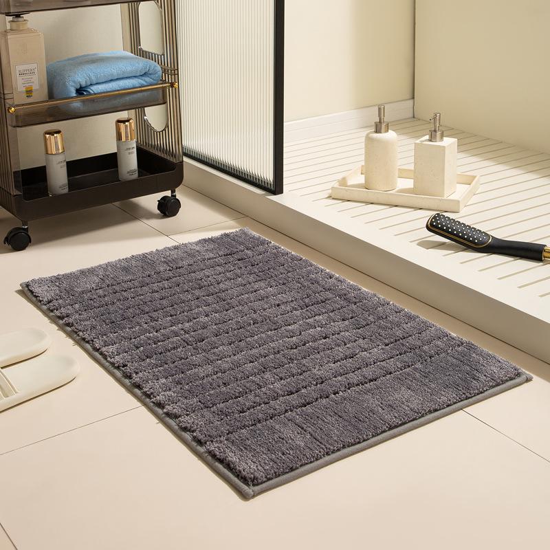 New Modern Anti-slip Quick-dry Bathroom Mat - Water Absorbent & Thickened for Doorways and Toilets