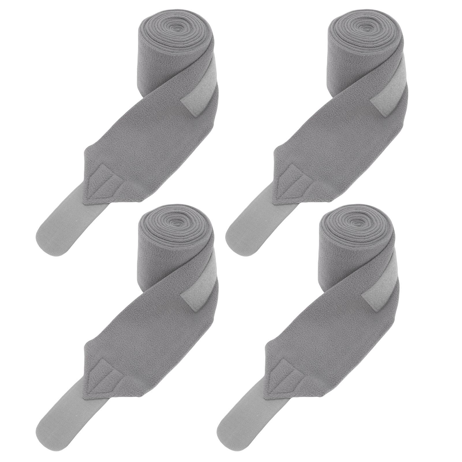 

4 шт. Защитные попоны для ног лошади 9,8 футов Мягкий флис Защитные повязки на ноги для верховой езды для конных принадлежностей