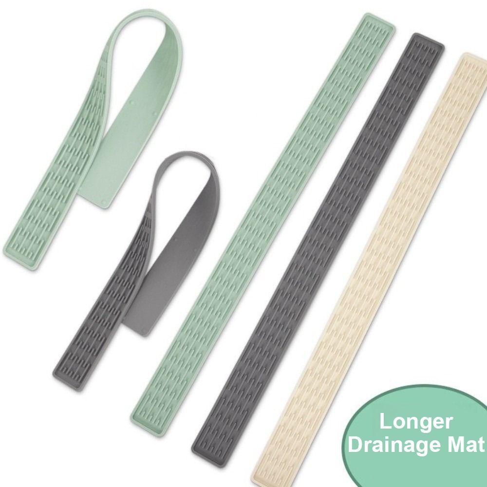 Rutschfeste Silikon-Abtropfmatte Große Größe Längeres Trocknen von Geschirr Wasserhahnmatte Multifunktionale Faltbare Abtropfmatte Geschirr