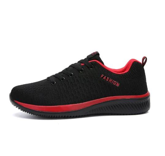 Men Sneakers Breathable Knit Men's Shoes Lightweight Men Running Shoes Non Slip Men Casual Shoe Tennis Shoes Unisex Size 35-50