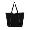 Frosted Rivet Bag Large Capacity Women's Tote Bag Versatile Bucket Bag Commuter Shoulder Bag Fashion Casual Handbag