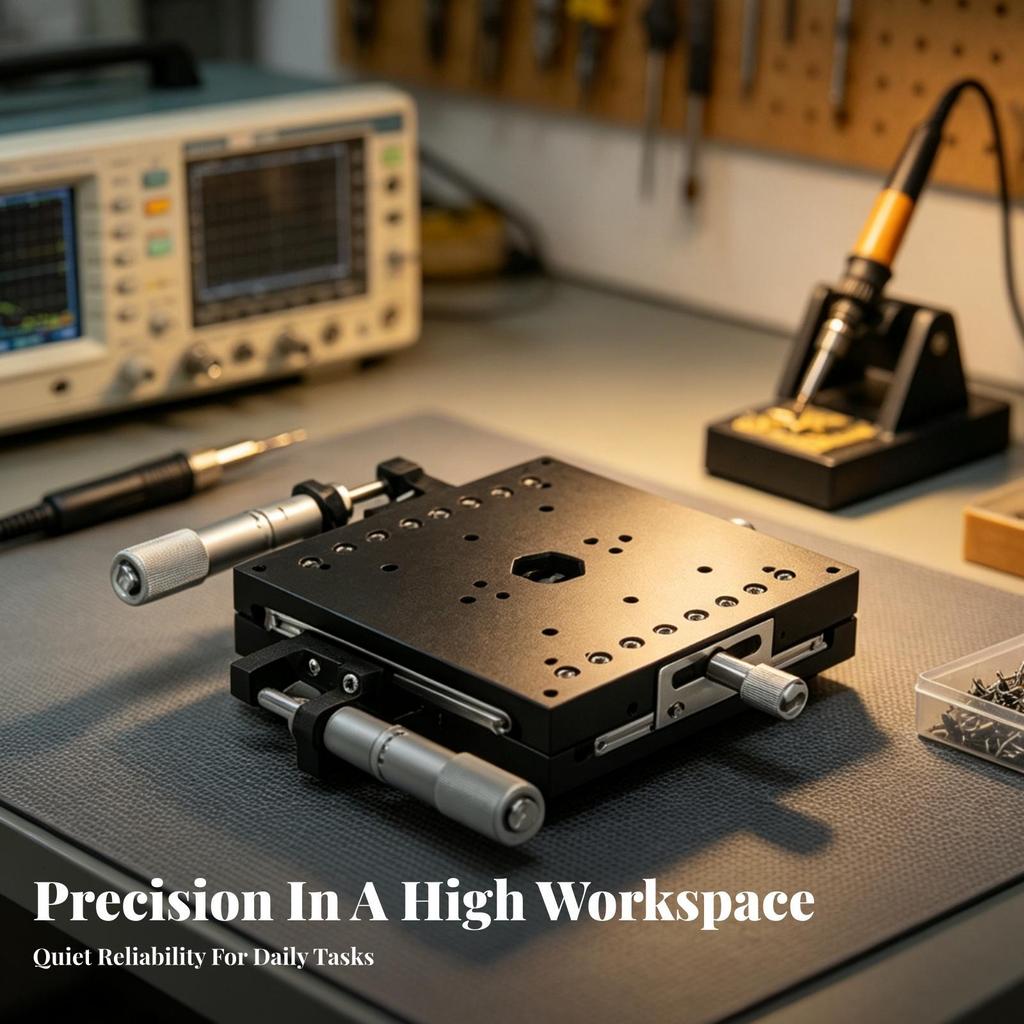XY Positioning Stage Two-Axis Manual Slide Table Long-Lasting for Optical Setups