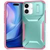 For iPhone 17 Case Camshield TPU+PC Phone Cover Non-Slip Side Edge