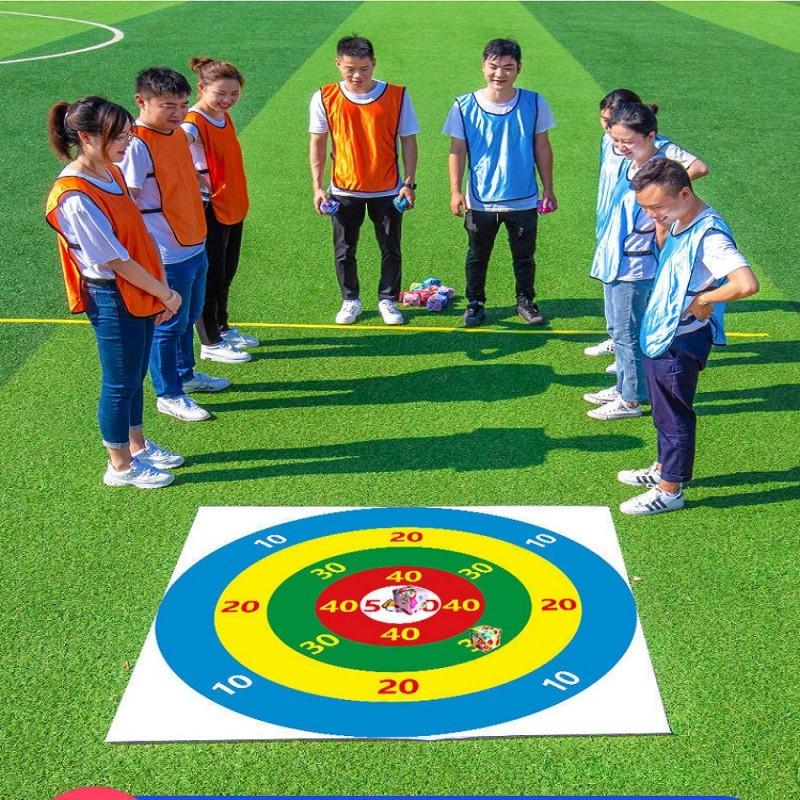 Team Building  Outdoor Parent Child Interaction Sandbag Throwing Toy Target Throwing Board Fun Game Props Kid Team Training Toys
