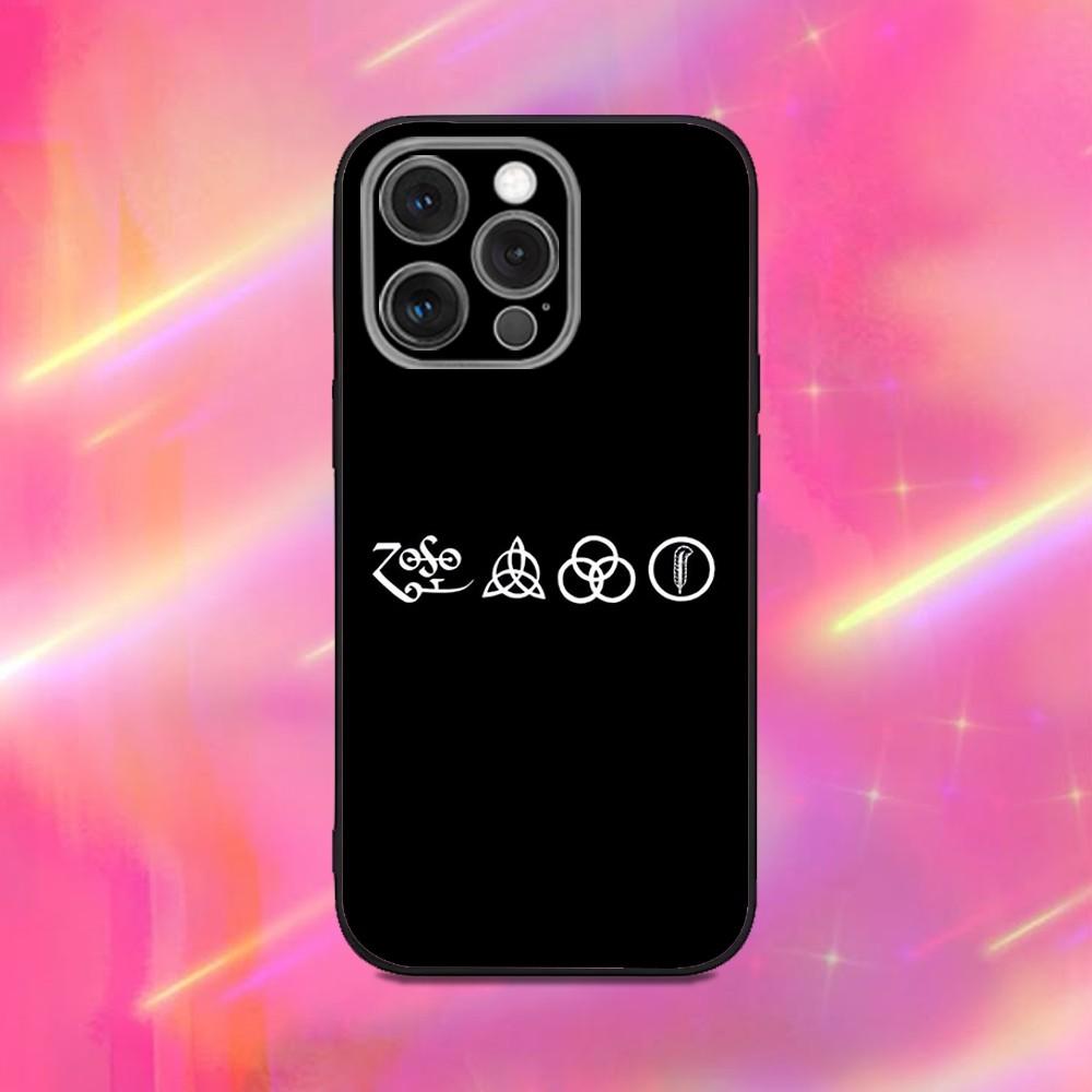 

Band L-Leds Rock Z-Zeppelins Phone Case For iPhone 16,15,14,13,12,11,Pro,Max,Plus,X,XS,XR,SE,8,7,Mini,Soft Silicone Black Case iPhone13mini