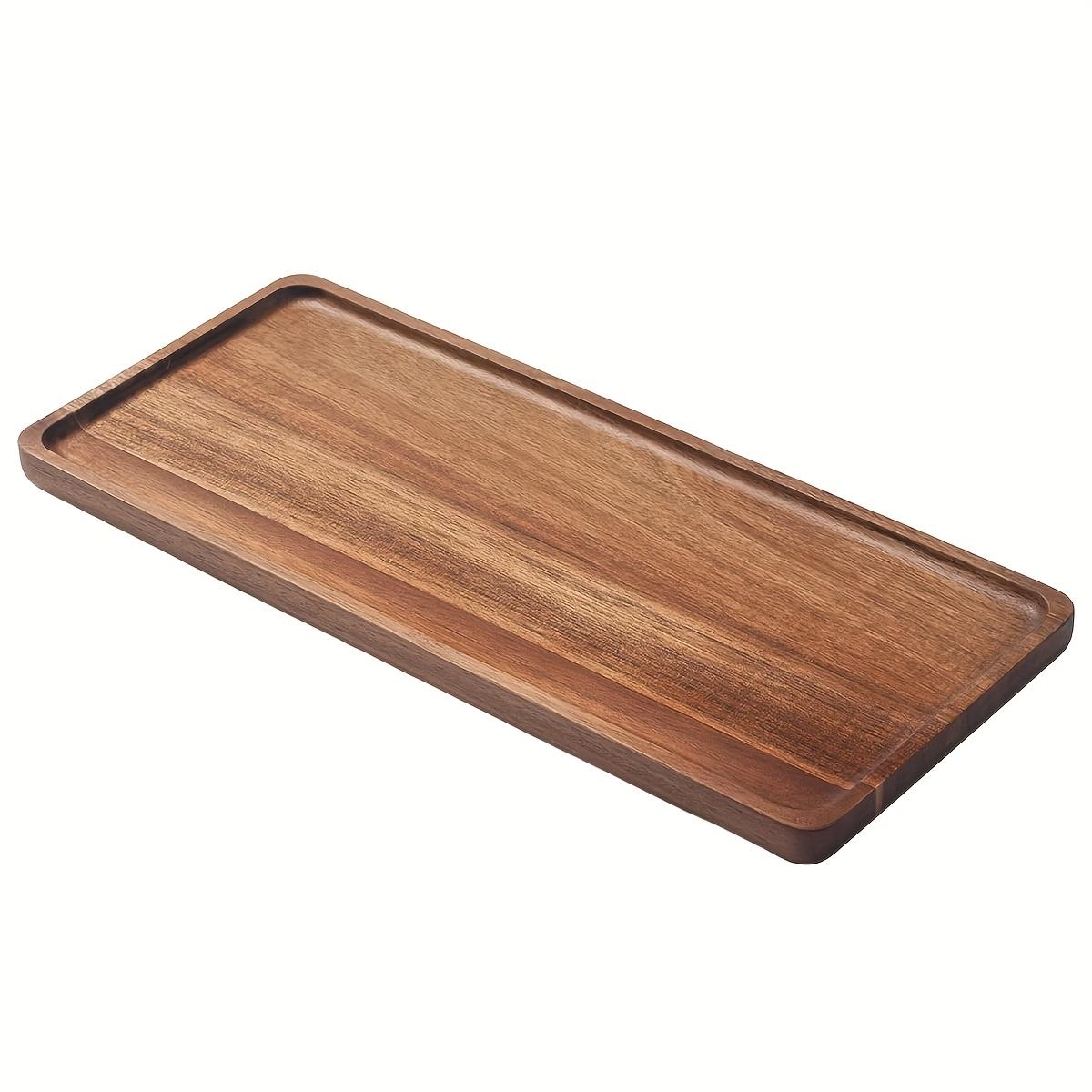 

D5 Подносы для сервировки из орехового дерева Длинные доски для закусок Деревянное блюдо для закусок Прямоугольные тарелки для печенья и аперитивов Сервировочная сырная доска