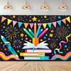 2D Back To School Photo Backdrop Classroom Party Decor Cloth