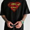2026 Summer Hot Selling Fashion Limited Edition New Superman T-shirt Hip Hop Street Cotton Round Neck Sports T-shirt Large