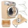 [PACZB] Interactive Washing Machine, Iron, Hangers Set Mint Z3397
