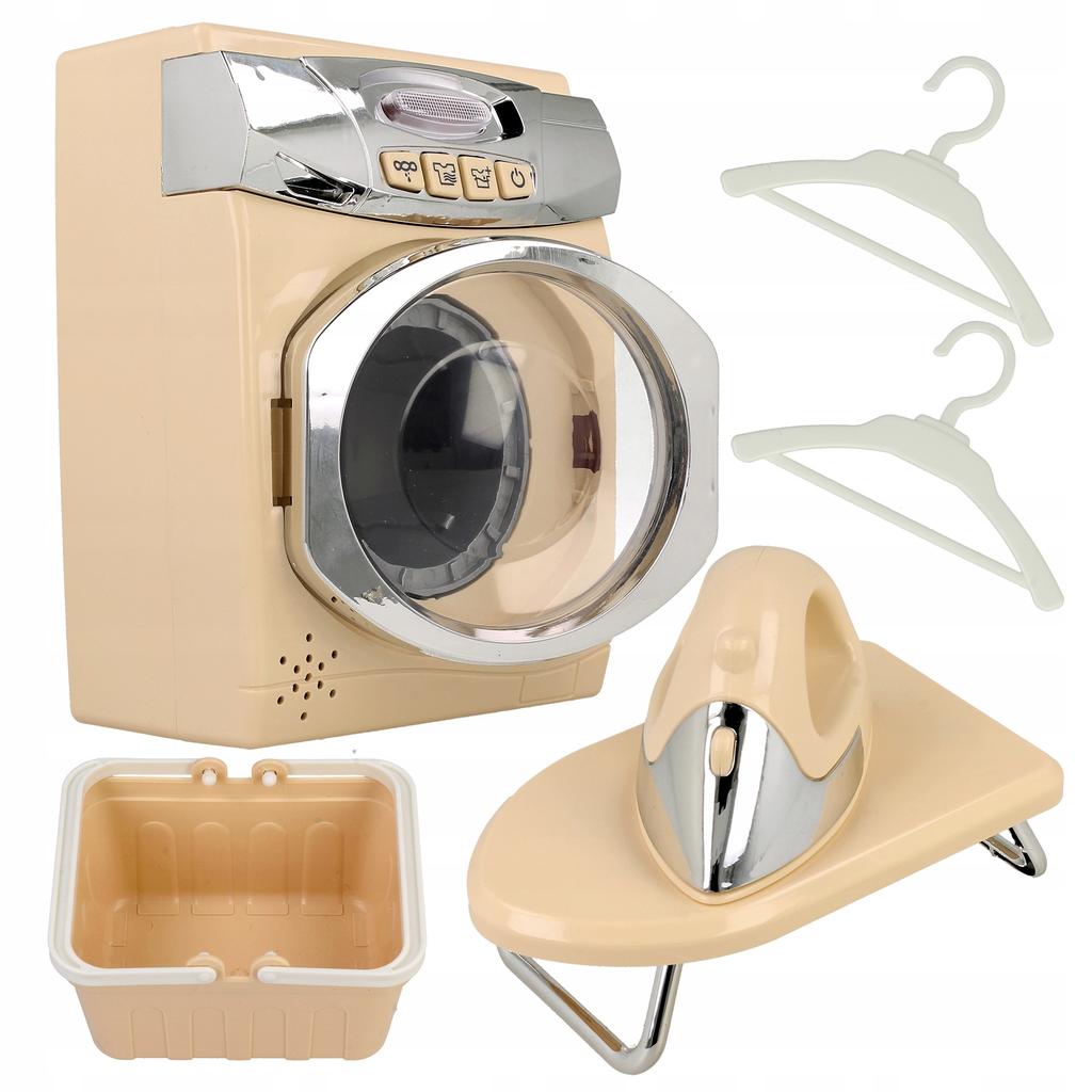 [PACZB] Interactive Washing Machine, Iron, Hangers Set Mint Z3397
