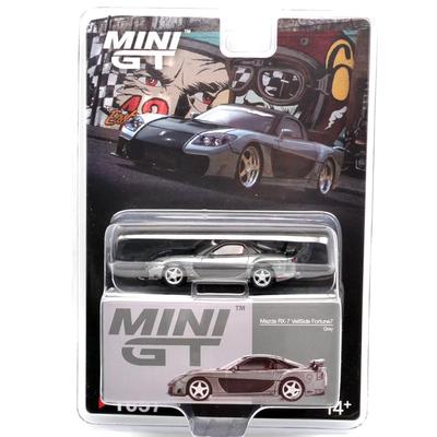 MINI GT 164 Scale MiJo TOYS - MAZDA RX-7 VEILSIDE (FORTUNE GREY) USA MGT01057-BL