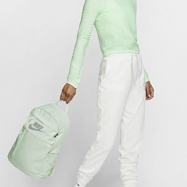 Nike ELEMENTAL Polyester Backpack Regular Unisex Light Mint Green Lightweight Casual BA5878-321