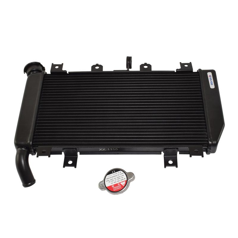 WAASE Radiator Cooler Cooling Water Tank For Kawasaki Ninja 400 EX400 Z400 ABS 2018 2019 2020 2021 2022 2023 2024