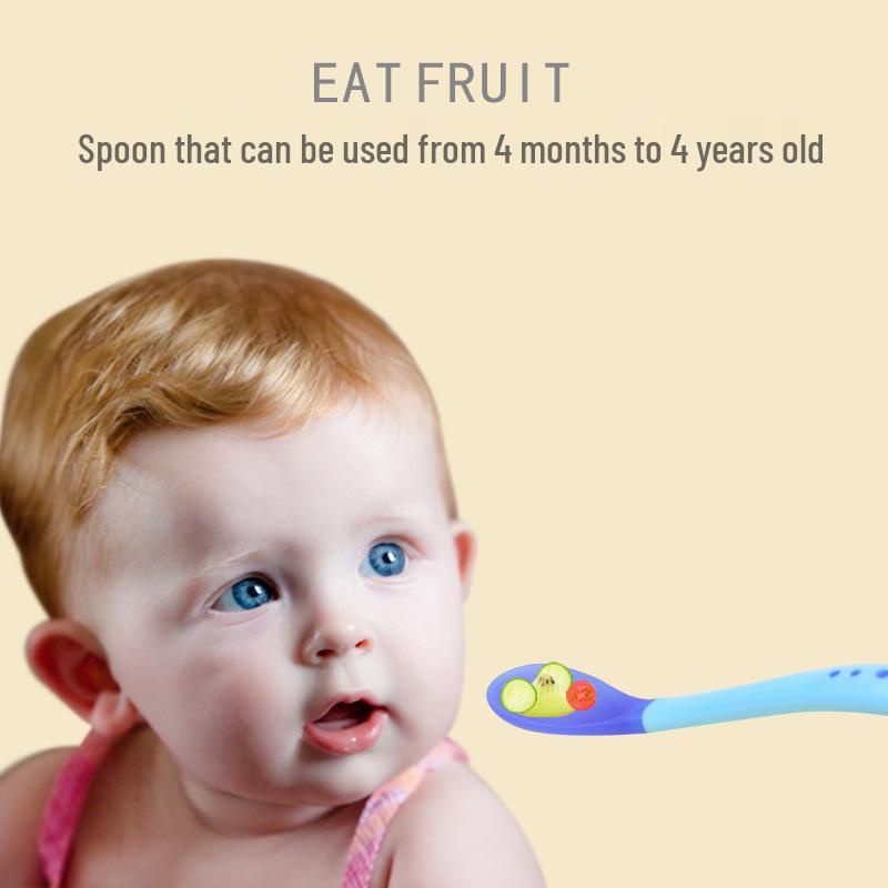 Xunyi Temperature-Sensing Color-Changing Baby Medicine Spoon