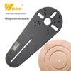 Multi-functional Trimmer Accessories for Rounding and Grooving In Woodworking