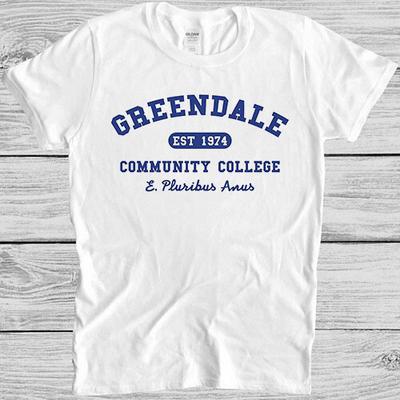 Greendale Community College E Pluribus Anus Funny Meme Gift Tee T Shirt M1207
