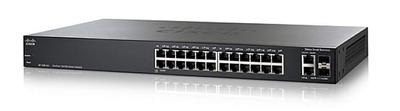 Ethernet išmanusis jungiklis Cisco(MažasVerslas) (SLM224GT-JP) SF200-24-JP 24 prievadų 10/100 SF200-24-JP