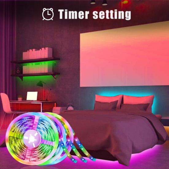 3 Roll Multicolor 5050 Epoxy Bluetooth-compatible Music Function Strip Light LED Bar