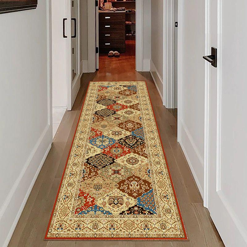 Bohemia Style Carpet Corridor Hallway Longe Area Rugs Stairway Runners Customizable 2M/3M Floor Mat Home Porch Entry Doormat