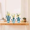 Creative Cactus Glass Vase Plant Hydroponic Flower Pot Desktop Decorative Item Simple Living Room and Bedroom Decorative Item