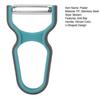 Vegetable Peeler Anti-Slip Rubber Handle Stainless Steel Blade Smooth Peeling Ergonomic U-Shaped Design Kitchen Peeler