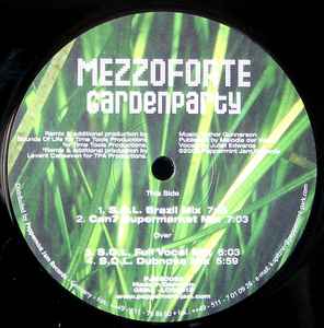 

12-дюймовая пластинка MEZZOFORTE - Gardenparty PJMS0052 Peppermint Jam 2000 US Танцевальная и Электронная Б/У
