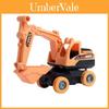 Excavator Bulldozer Transport Truck Mixer Truck Kid Toy With Movable Joints For Toddler Play