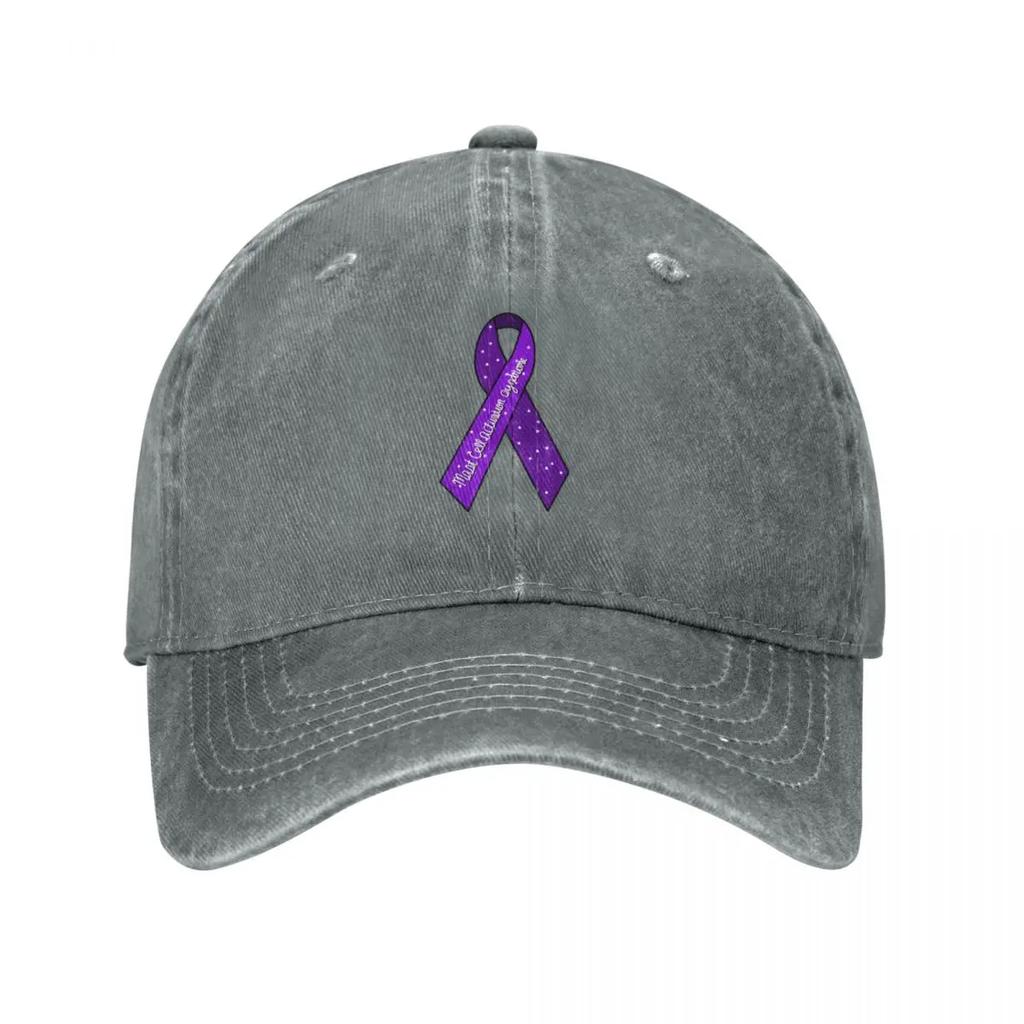 Mast Cell Activation Syndrome Awareness Ribbon Baseball Cap dad hat hard hat hiking hat Luxury Unisex cap Hats Unisex Womens