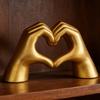 Sculpture de Main en Forme de Cœur Statue d'Amour Décoration Romantique pour la Maison Ornement Mini Geste de la Main Pour Couple Anniversaire Cadeau de Couple Cadeau d'Anniversaire