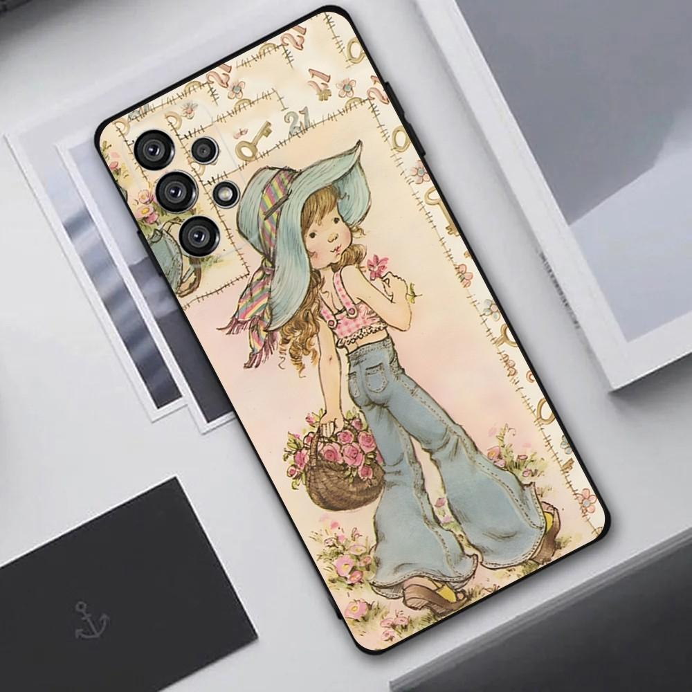 

Sarah Kay pattern Phone Case For Samsung Galaxy A20,A21s,A22,A31,A32,A52,A53,A72,73,A80,A91 Soft Black Cover Samsung a21s