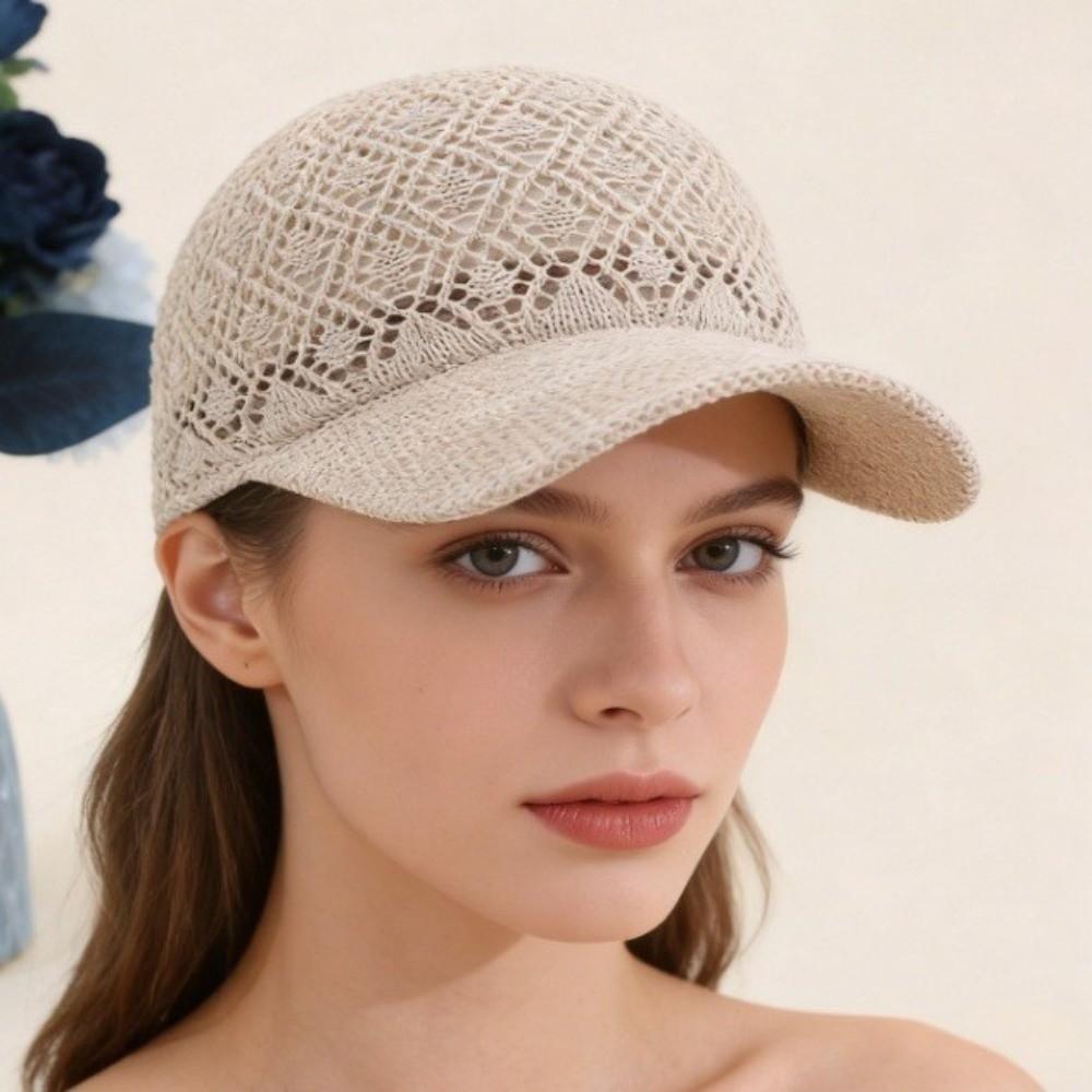 Breathable Sun Protection Hat Hollow Thin Sunhat Creative Baseball Cap  Travel Vacation