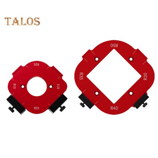 

1/2 шт. Шаблоны для фрезерования угловых радиусов R10 R15 R20 R25 R30 R35 R40 R50 из алюминиевого сплава, быстросъемные шаблоны для фрезерных фрез со съемным зажимом для C