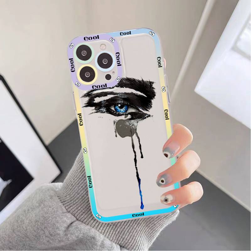 Eyes Art Phone Case for iPhone 11 12 13 Mini Pro Max 14 Pro Max Case shell