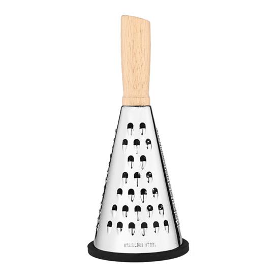

4-Sided Box Cheese Grater Stainless Steel Potato Carrot Shredder Multi-Function Kitchen Tool for Julienne Slicing Zesting XS A