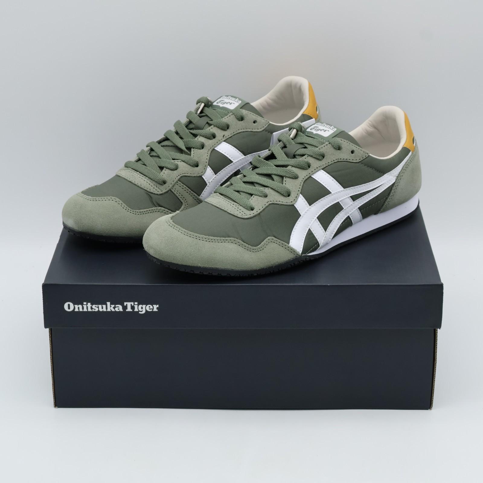 1183B400-304 Onitsuka Tiger SERRANO BURNT OLIVE WHITE (Men s) 10