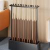 Billiard Cue Holder, Metal Stand, Freestanding Storage, Vertical Organizer,