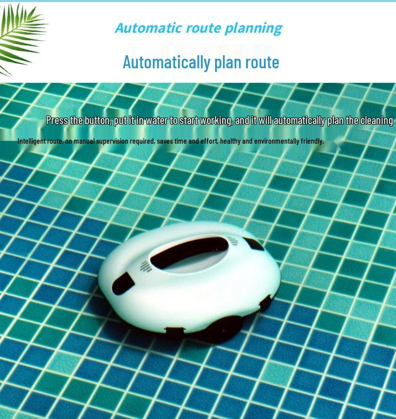 Smart Wireless Pool Cleaning Robot: Skimmer & Bottom Cleaner