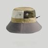 Casual Breathable Quick-Dry Bucket Hat Light Thin Patchwork Fisherman Hat Anti-UV Folding Sun Protection Cap Summer