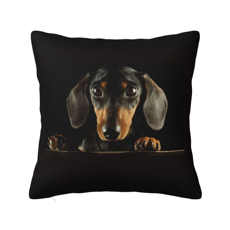 Nordic Kawaii Dachshund Cushion Cover Soft Sausage Badger Wiener Dog Pillow Case Decoration