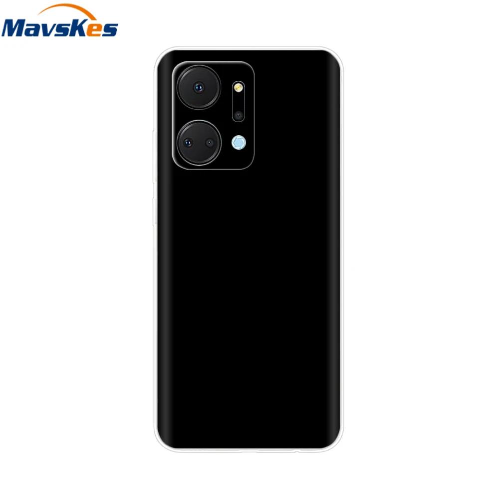 

Mobile Phone Bag Case For Huawei Honor X7A Case Shockproof Cover For Honor X7A 5G Painted Soft Back Cover Silicone Bumper Fundas Honor X7A