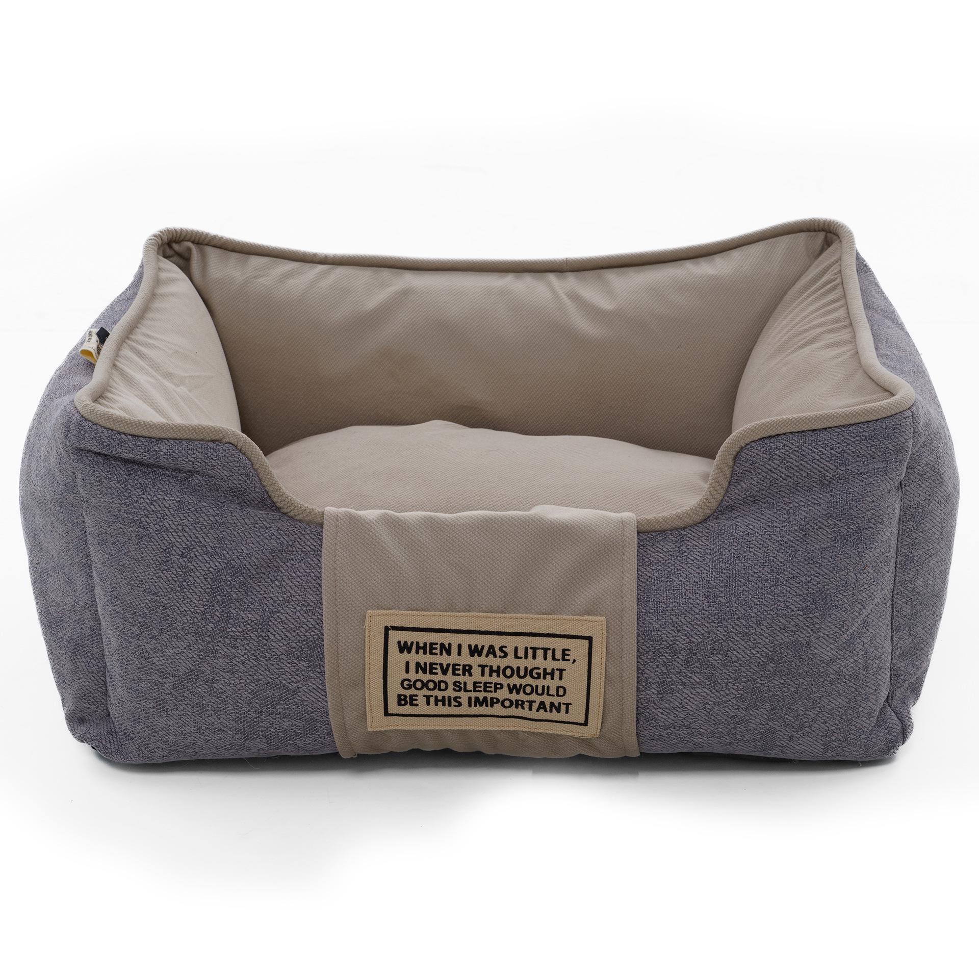 Всесезонный подстилка-лежанка из хлопкового велюра для кошек и собак S - fits up to 10 jin