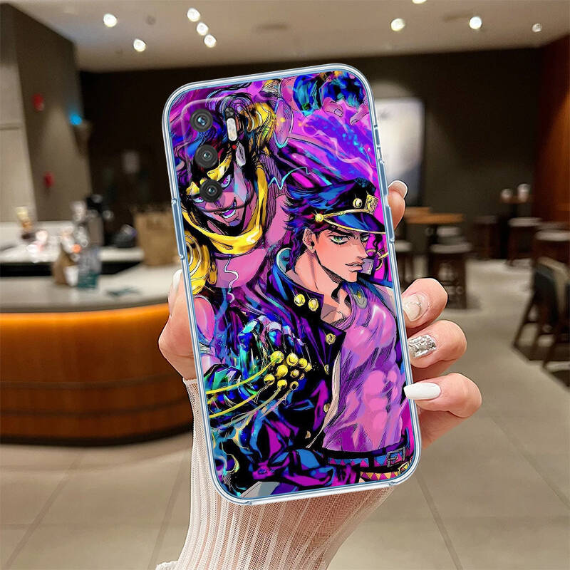 JoJo's Bizarre Adventure Case for Motorola E7 E22 E20 E13 E15 E22S E30 E40 G10 G20 G04 G22 G23 G05 G75 G35 G55 G6 G7 G8 G9 Plus Power Play