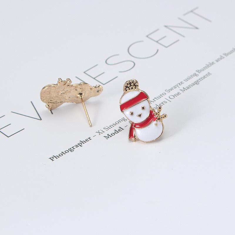 8 Styles of Stylish Women's Alloy Christmas Tree Earrings Christmas Gift Earrings.