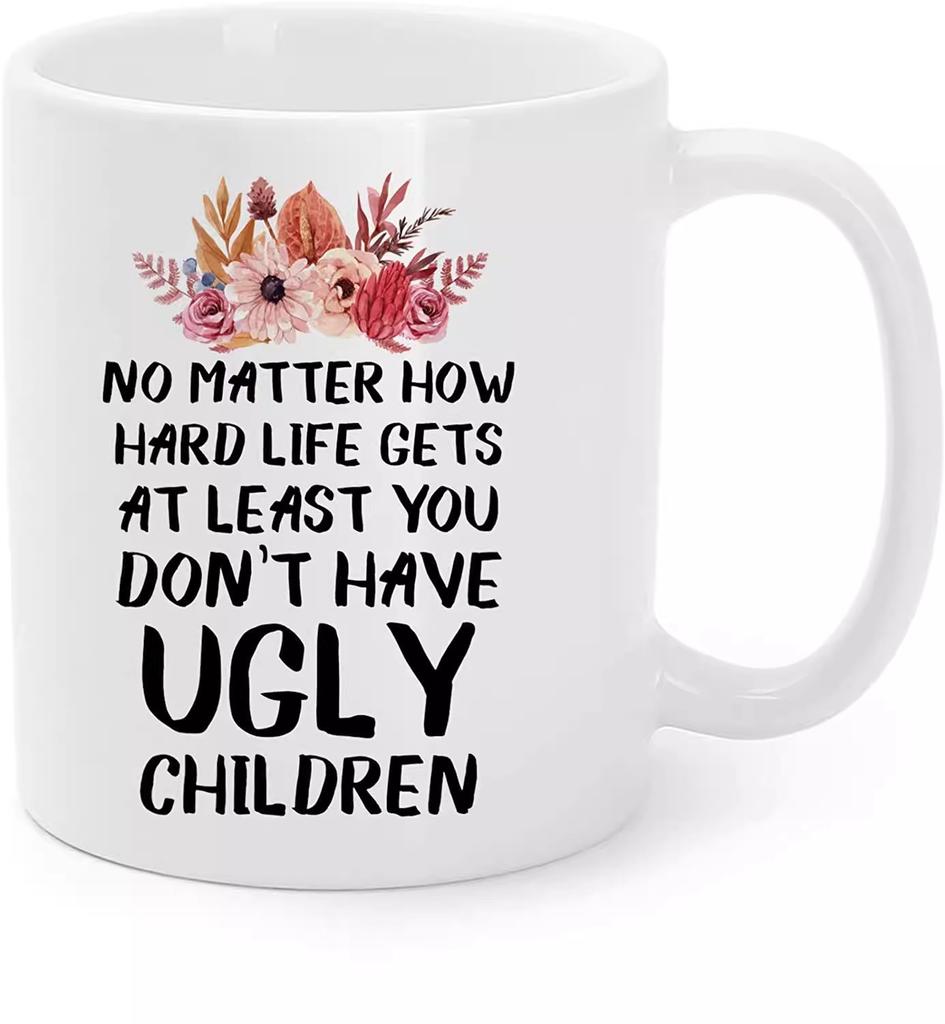 Mom Ugly Children Mother'S Day Thanksgiving Ceramic Coffee Mark Cup Grandma Tea Cup Mum