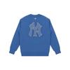 MLB Printed Pattern Crewneck Pullover American Vintage Sweatshirt Unisex sweatshirt Blue 3AMTM0114-50BLD