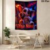 Gremlins Gizmo Custom Name Wall Tapestry Aesthetic Wall Hanging Printed Fabric Blanket Decorative Tapestries for Bedroom Living Room Home Decor